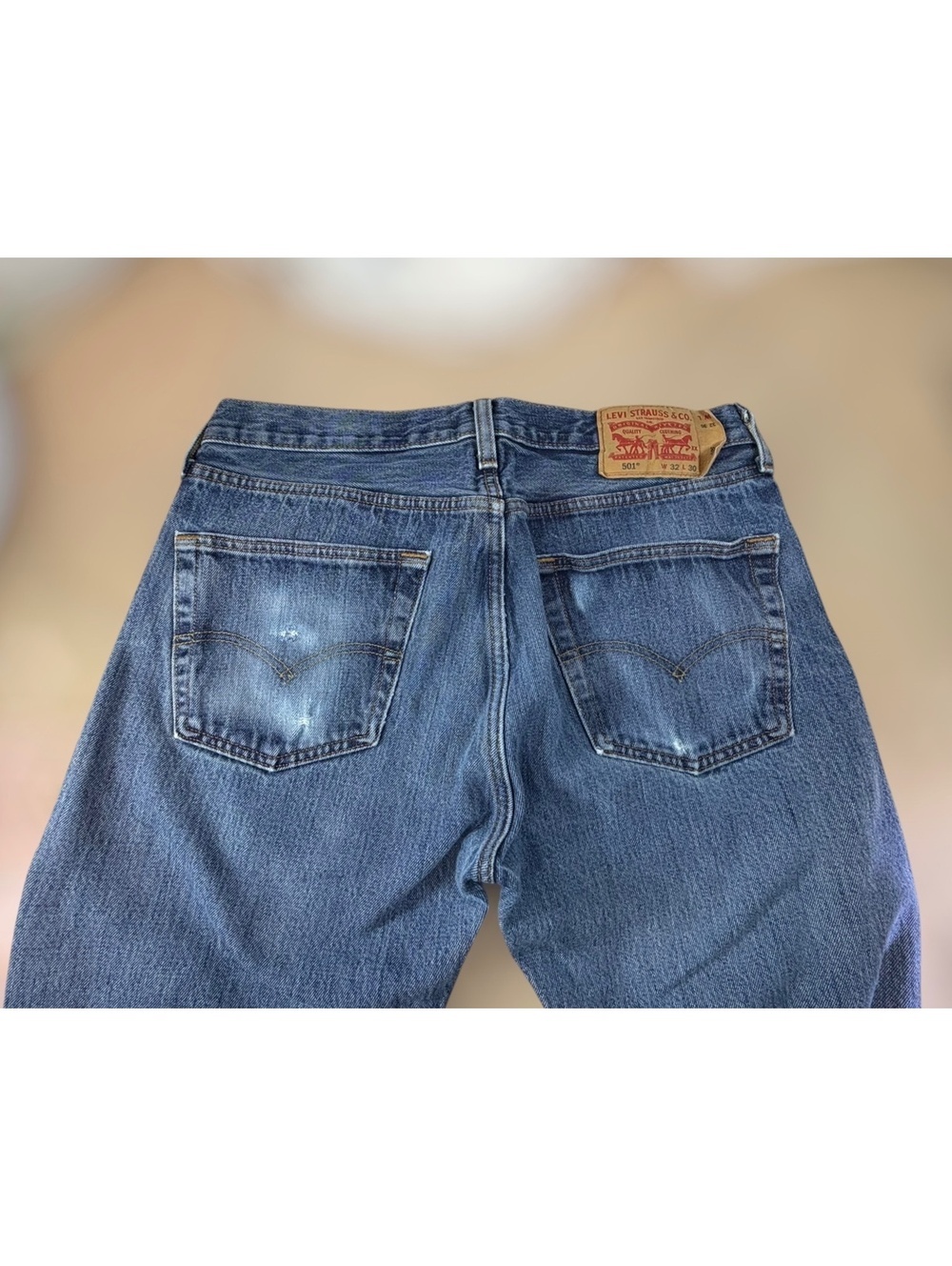 Levi's Vintage 501 Original Fit Jeans Medium Wash Blue 32x30
